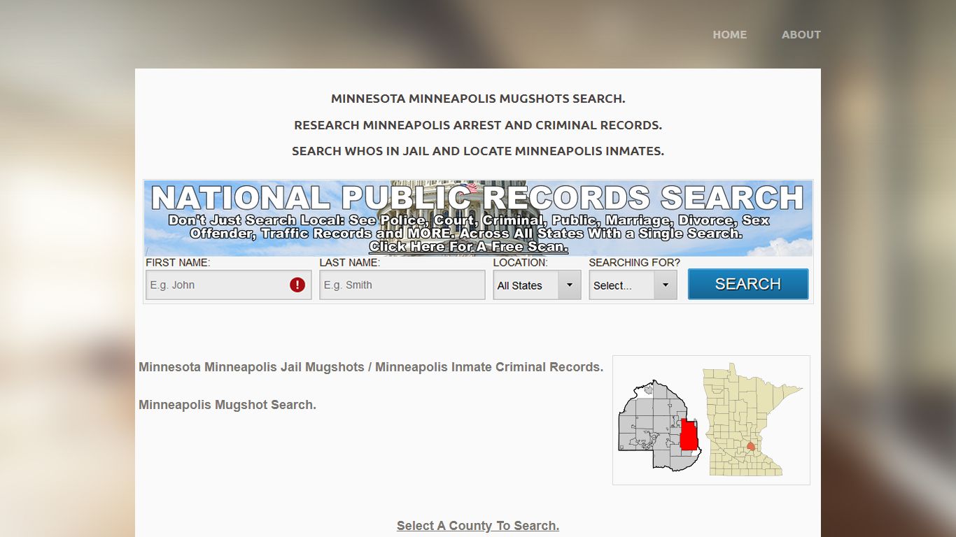 Search Minneapolis Minnesota Mugshots, Find Inmates and Who's In Jail ...